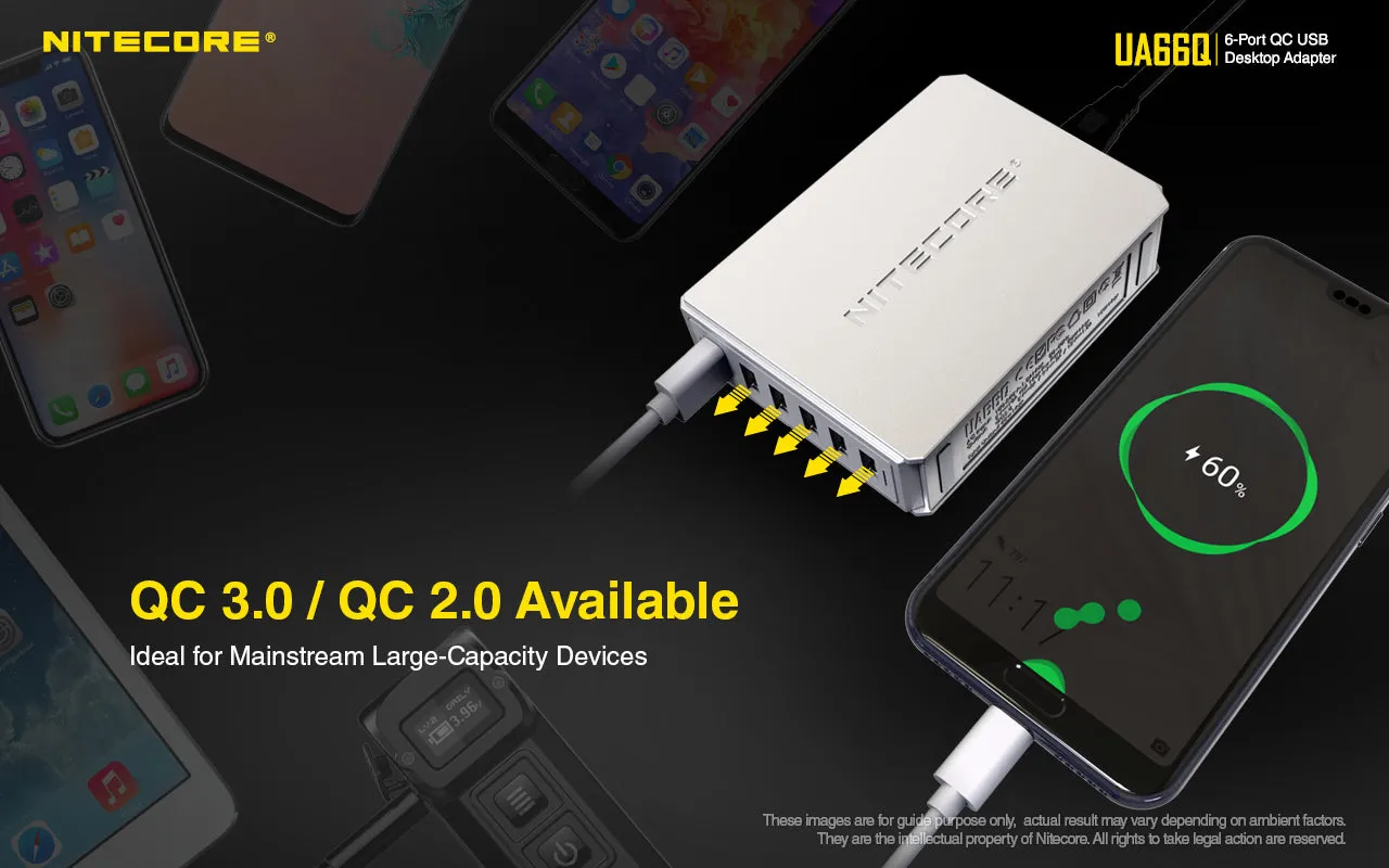 NITECORE 6-USB POWER ADOPTER (UA66Q)