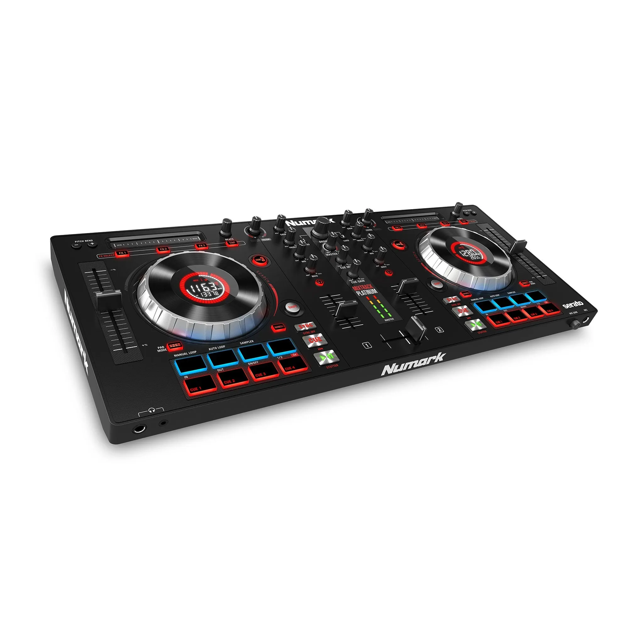 Numark Mixtrack Platinum USB DJ Controller With Jog Wheel Display