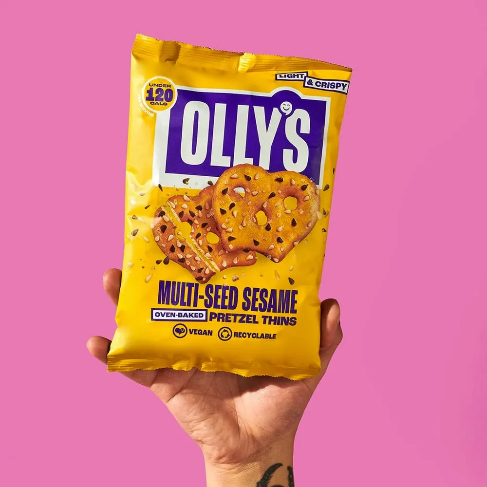 Olly's Pretzel Thins Multi-Seed Sesame 140g