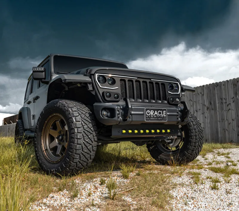 ORACLE Lighting 2019  Jeep Wrangler JL Skid Plate w/ Integrated LED Emitters - Yellow SEE WARRANTY