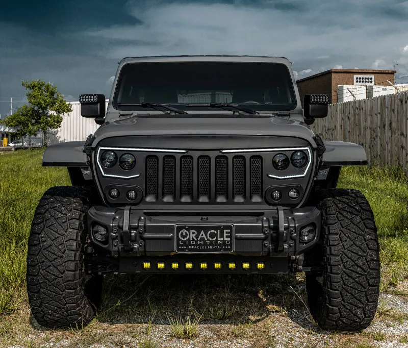 ORACLE Lighting 2019  Jeep Wrangler JL Skid Plate w/ Integrated LED Emitters - Yellow SEE WARRANTY
