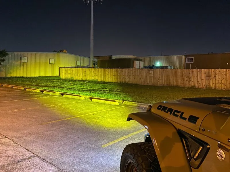 ORACLE Lighting 2019  Jeep Wrangler JL Skid Plate w/ Integrated LED Emitters - Yellow SEE WARRANTY