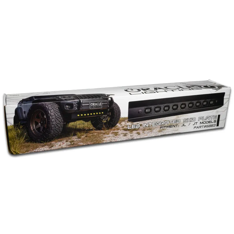 ORACLE Lighting 2019  Jeep Wrangler JL Skid Plate w/ Integrated LED Emitters - Yellow SEE WARRANTY