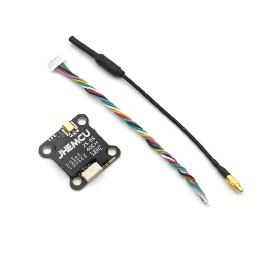 Original JHEMCU 20X20mm VTX20-600 5.8G 40CH PitMode 25mW 100mW 200mW 400mW 600mW Adjustable VTX 7-26V