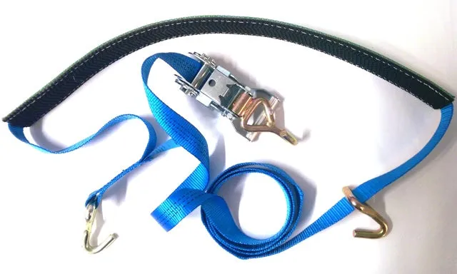 Over Wheel Ratchet 35mm Strap System with Claw Hook & Pad