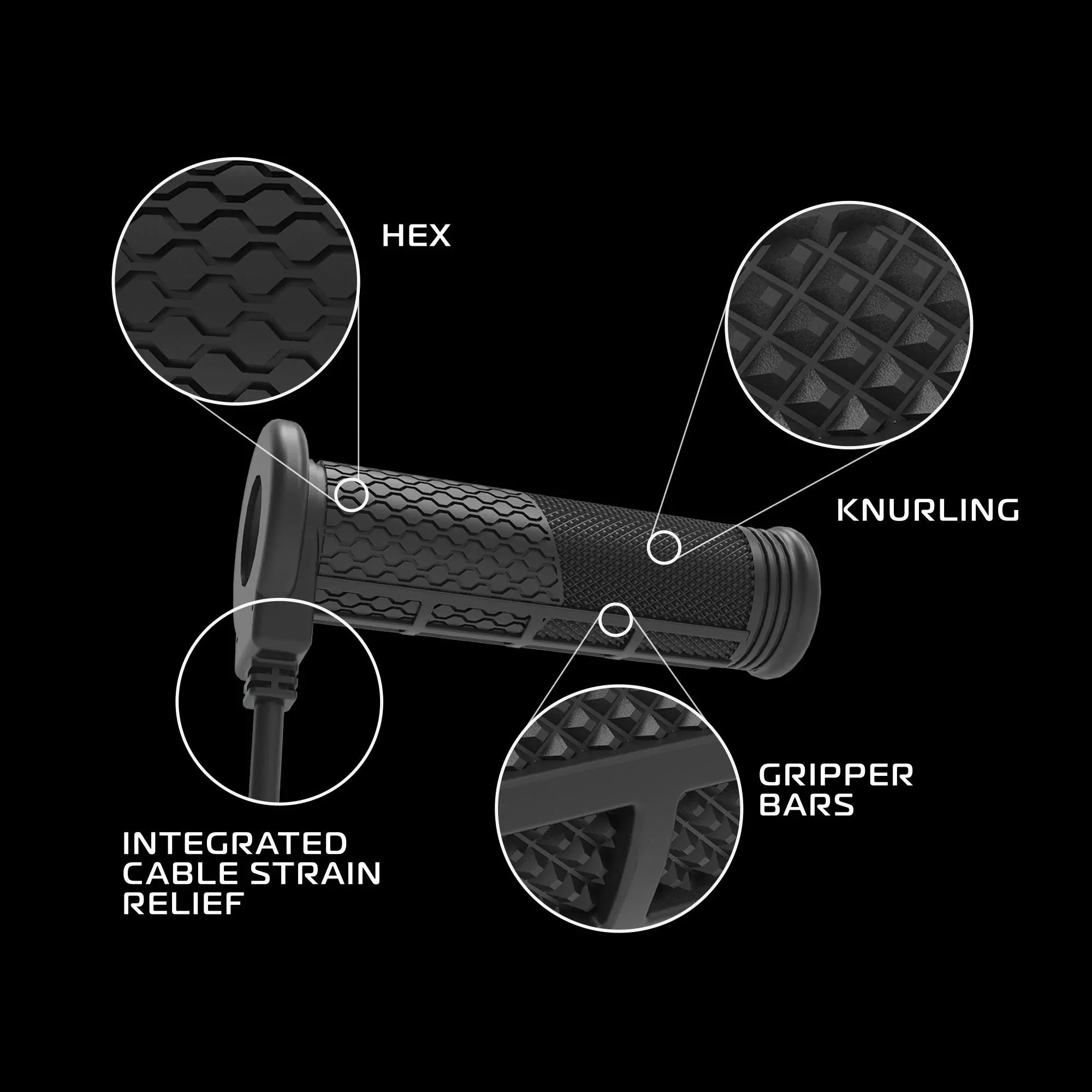 Oxford HotGrips Pro Heated Adventure Hot Grips (Integrated)