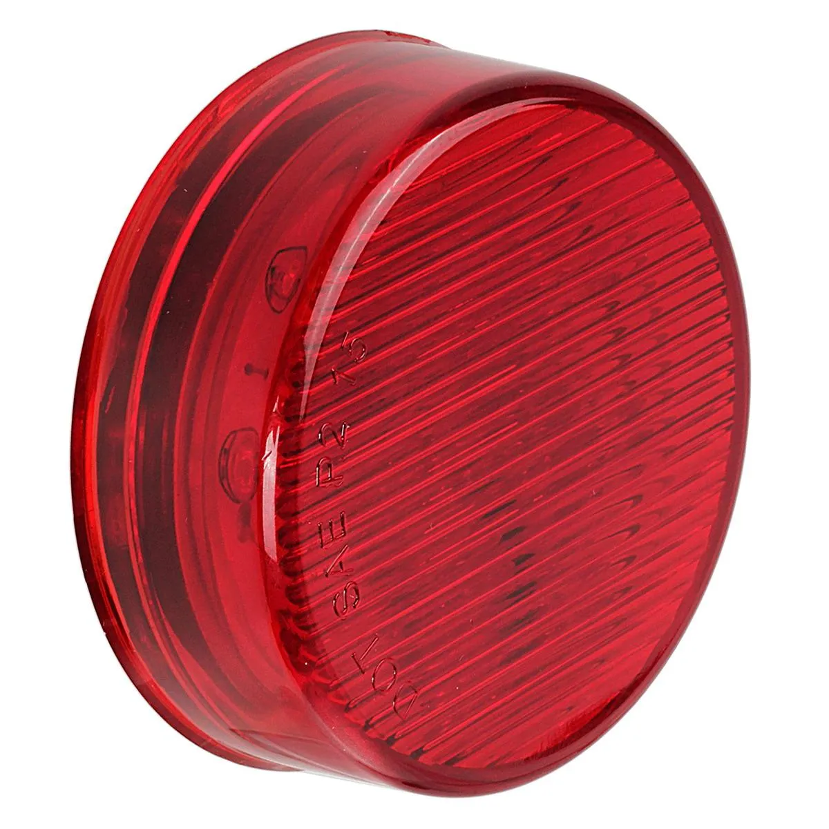 Partsam 10x 2.5" Round Side Marker light Clearance 13 Diodes Universal Use Sealed Red, 2.5 round led marker lights, 2.5 round led clearance lights, 2.5 round led trailer lights