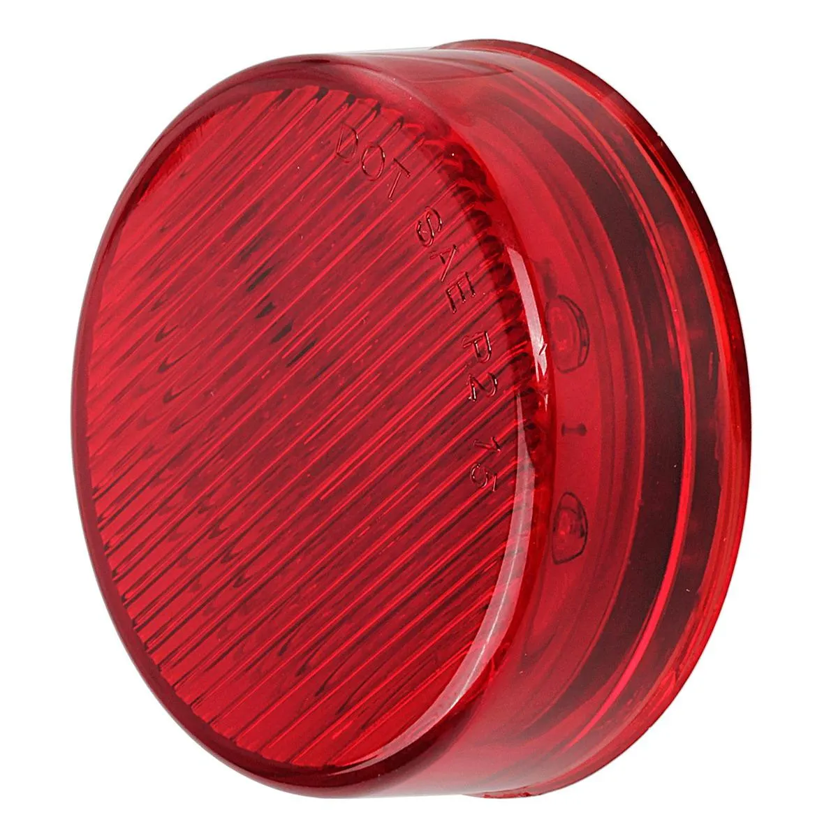 Partsam 10x 2.5" Round Side Marker light Clearance 13 Diodes Universal Use Sealed Red, 2.5 round led marker lights, 2.5 round led clearance lights, 2.5 round led trailer lights