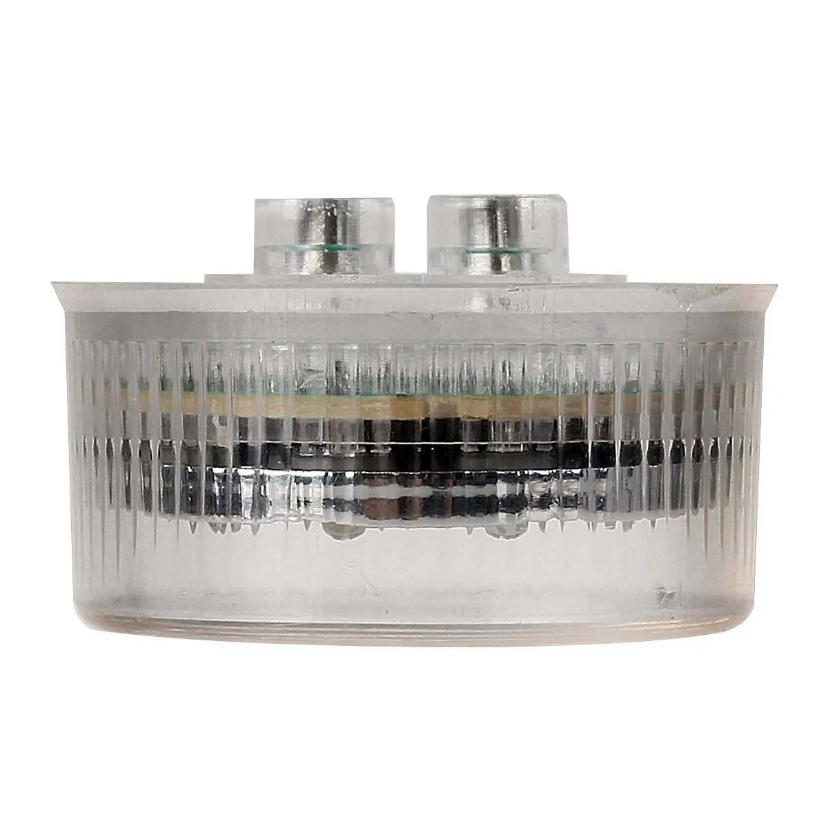 Partsam 20) 2in. Round Side Marker LED Truck Lights Clearance 9 Diodes Reflector Trailer, Sealed Clear/Amber 2" Round LED Trailer Side Marker Lights, Miro-Reflex faceted reflector design