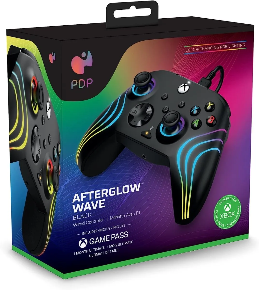 PDP Afterglow Wave Black Controller