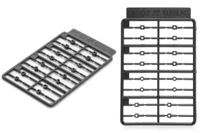 PE Sleeve Poly Caps and Connectors for Moving Mecha Parts