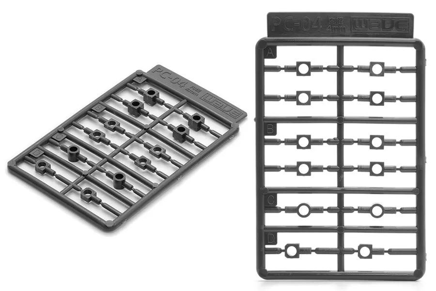 PE Sleeve Poly Caps and Connectors for Moving Mecha Parts