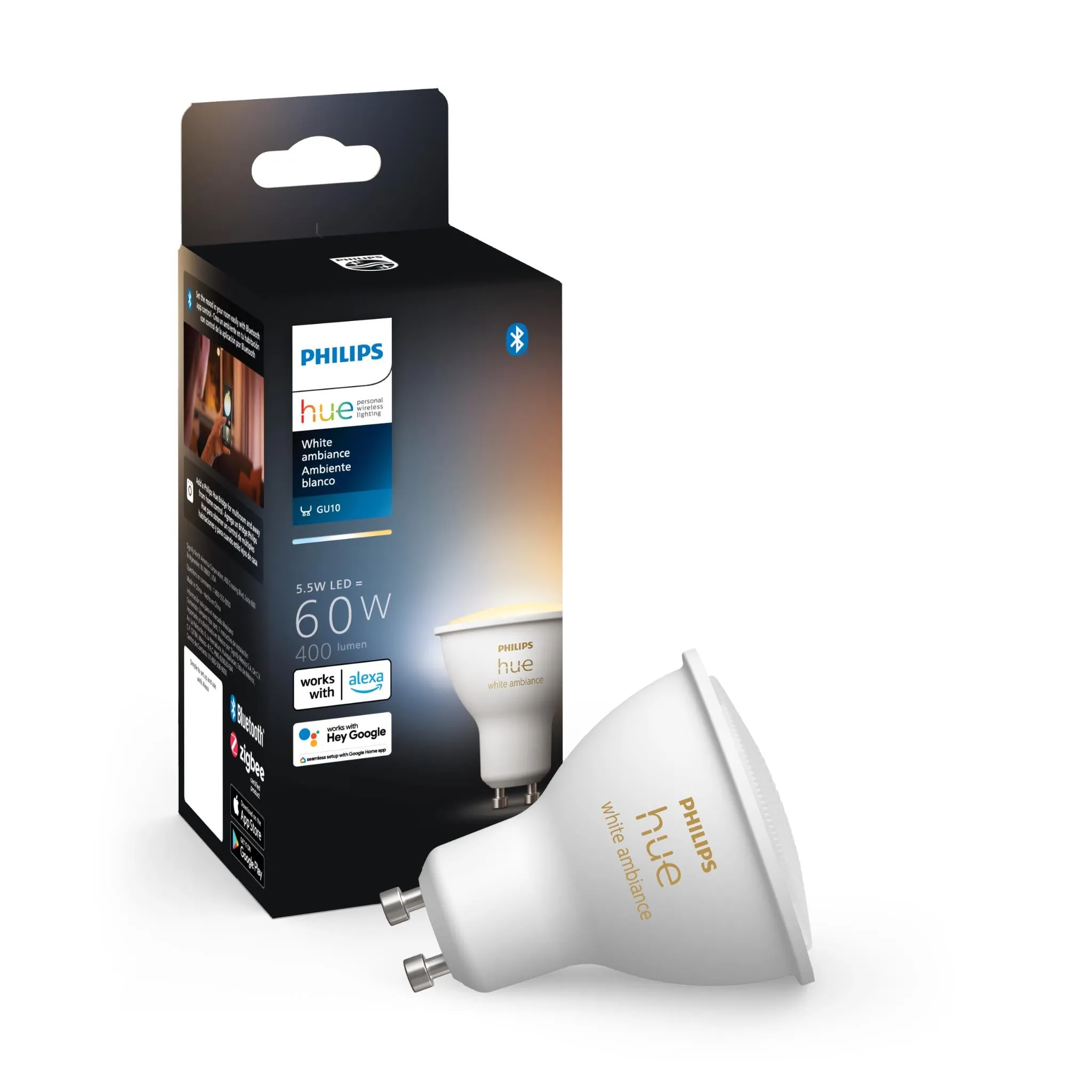 Philips Hue Colour GU10 Bluetooth Downlight V2 (2021)