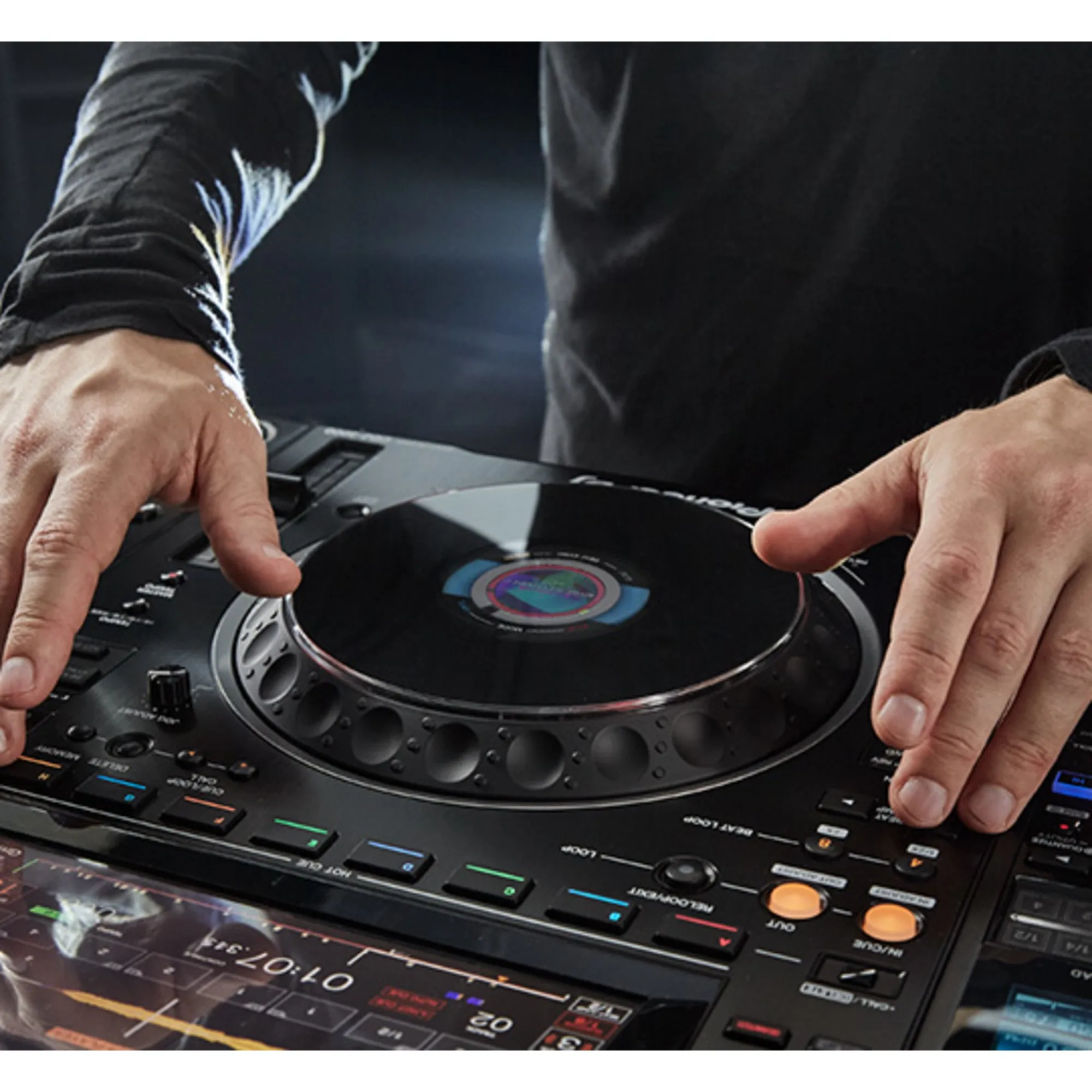 Pioneer DJ Mixer CDJ-3000 Flagship Professional Multi-Player, 9" Touchscreen, DJ Audio Equipment