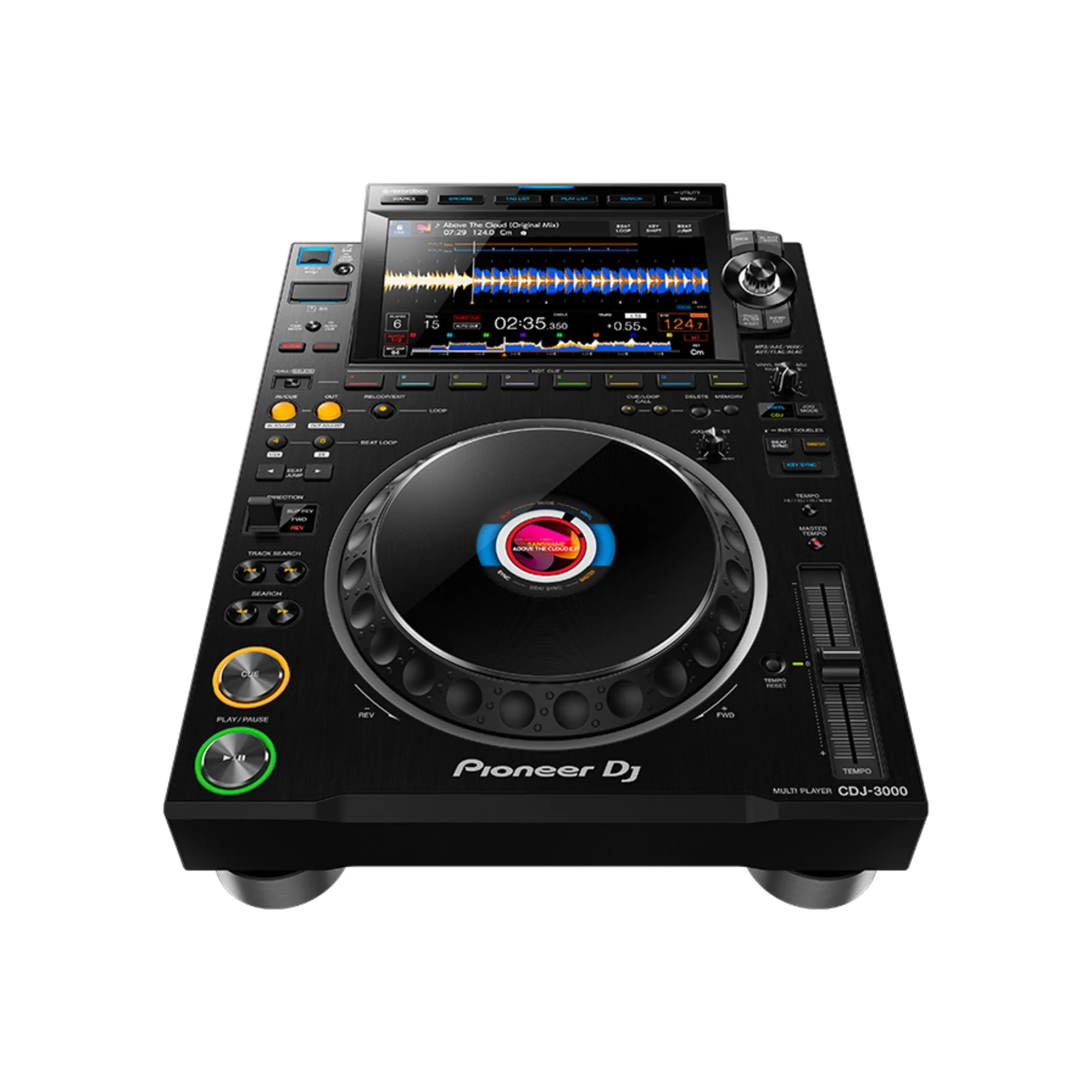Pioneer DJ Mixer CDJ-3000 Flagship Professional Multi-Player, 9" Touchscreen, DJ Audio Equipment