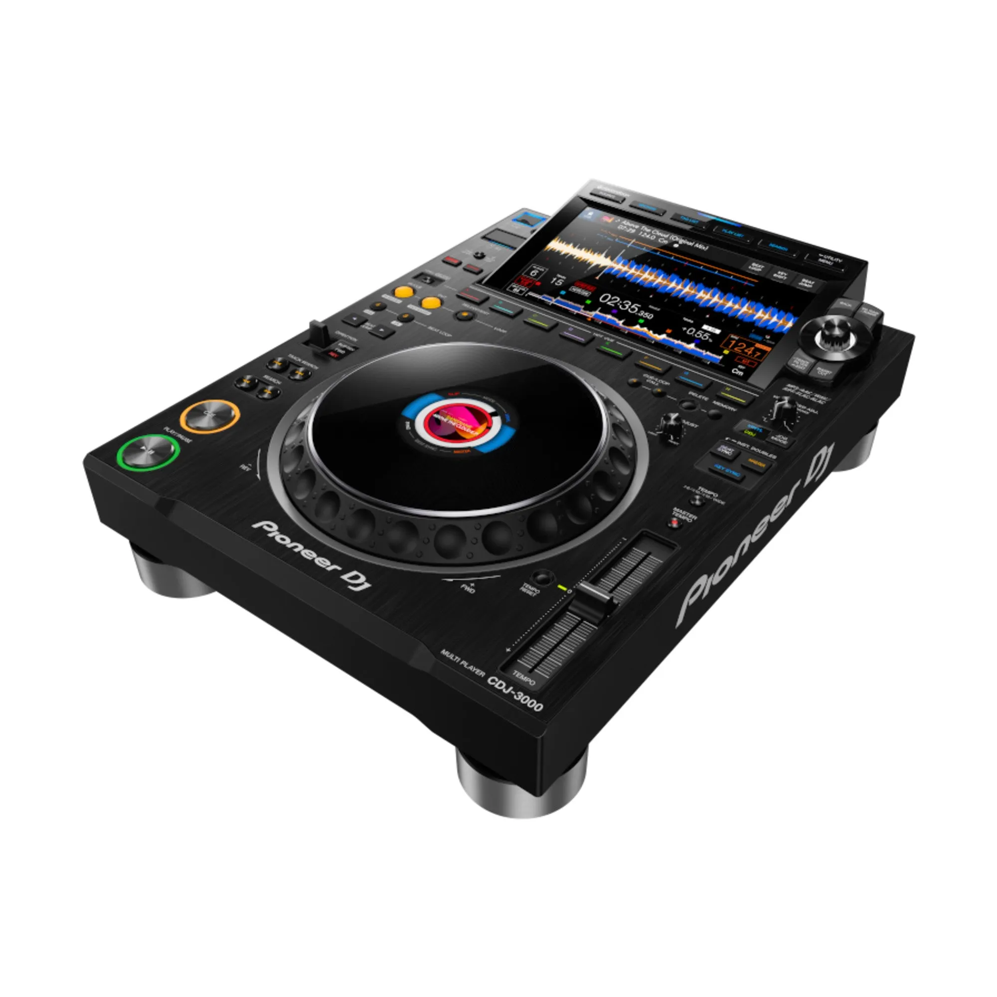 Pioneer DJ Mixer CDJ-3000 Flagship Professional Multi-Player, 9" Touchscreen, DJ Audio Equipment