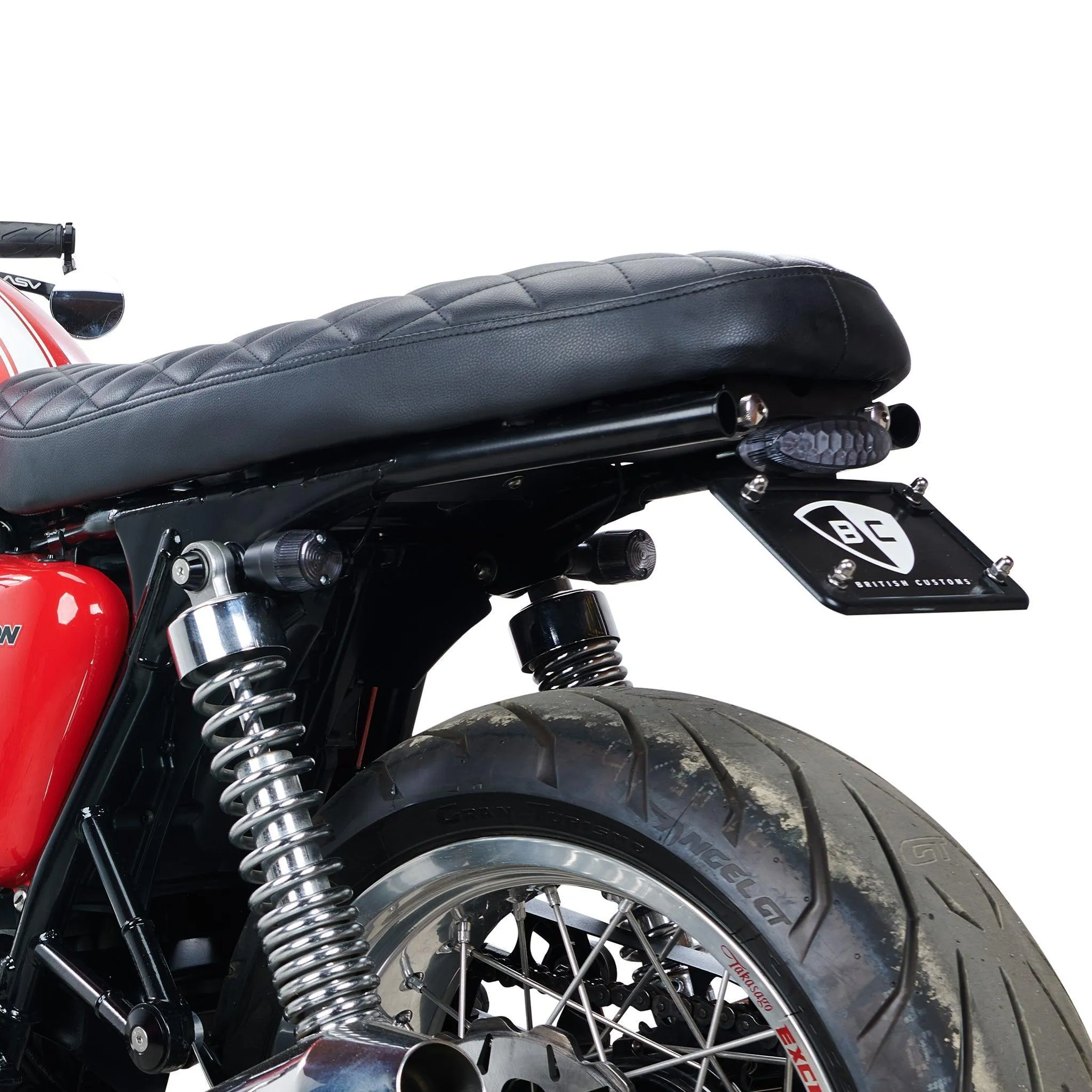 Plug & Play Retro Turn Signals for Triumph Motorcycles (2016 ) | Rear Shock Mount