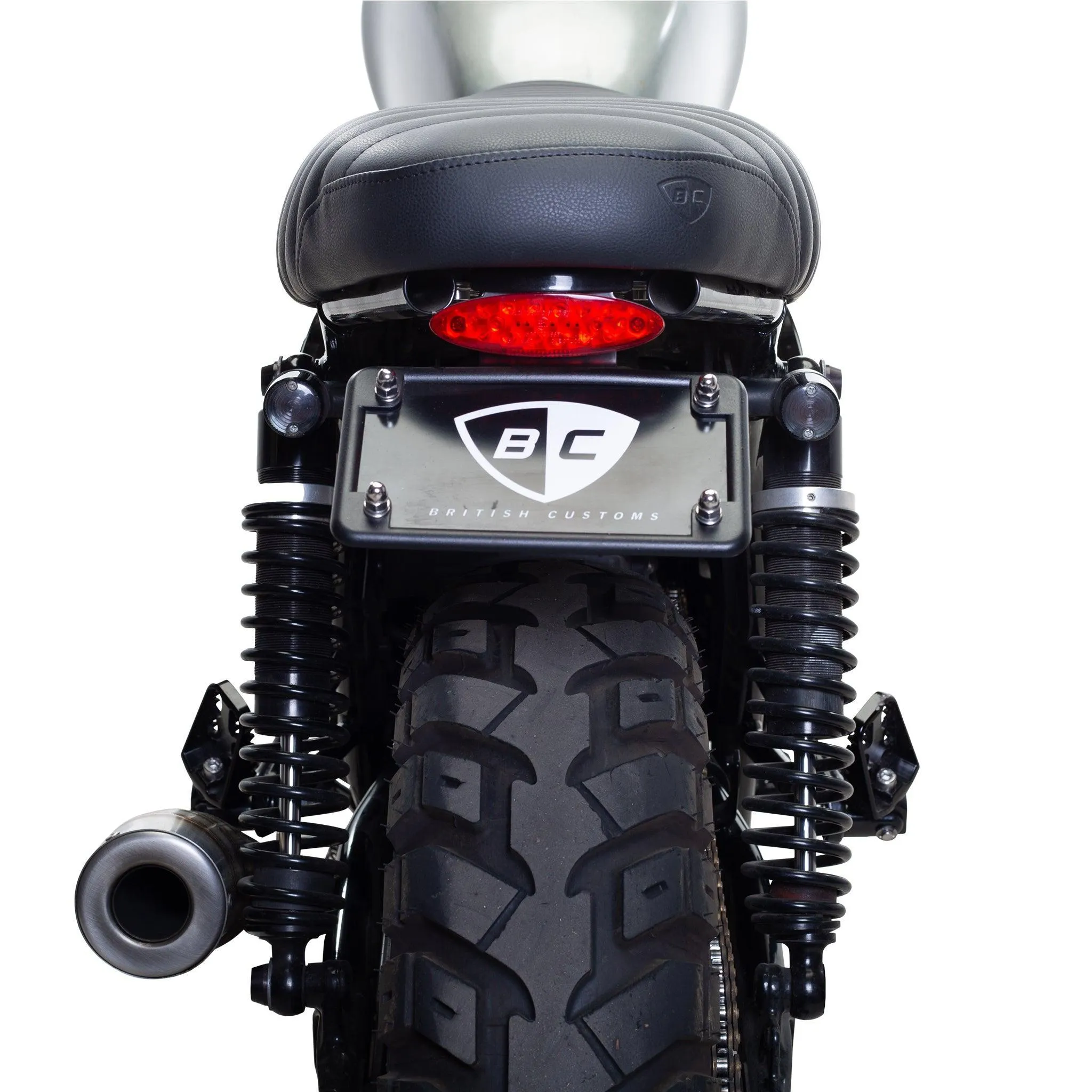Plug & Play Retro Turn Signals for Triumph Motorcycles (2016 ) | Rear Shock Mount