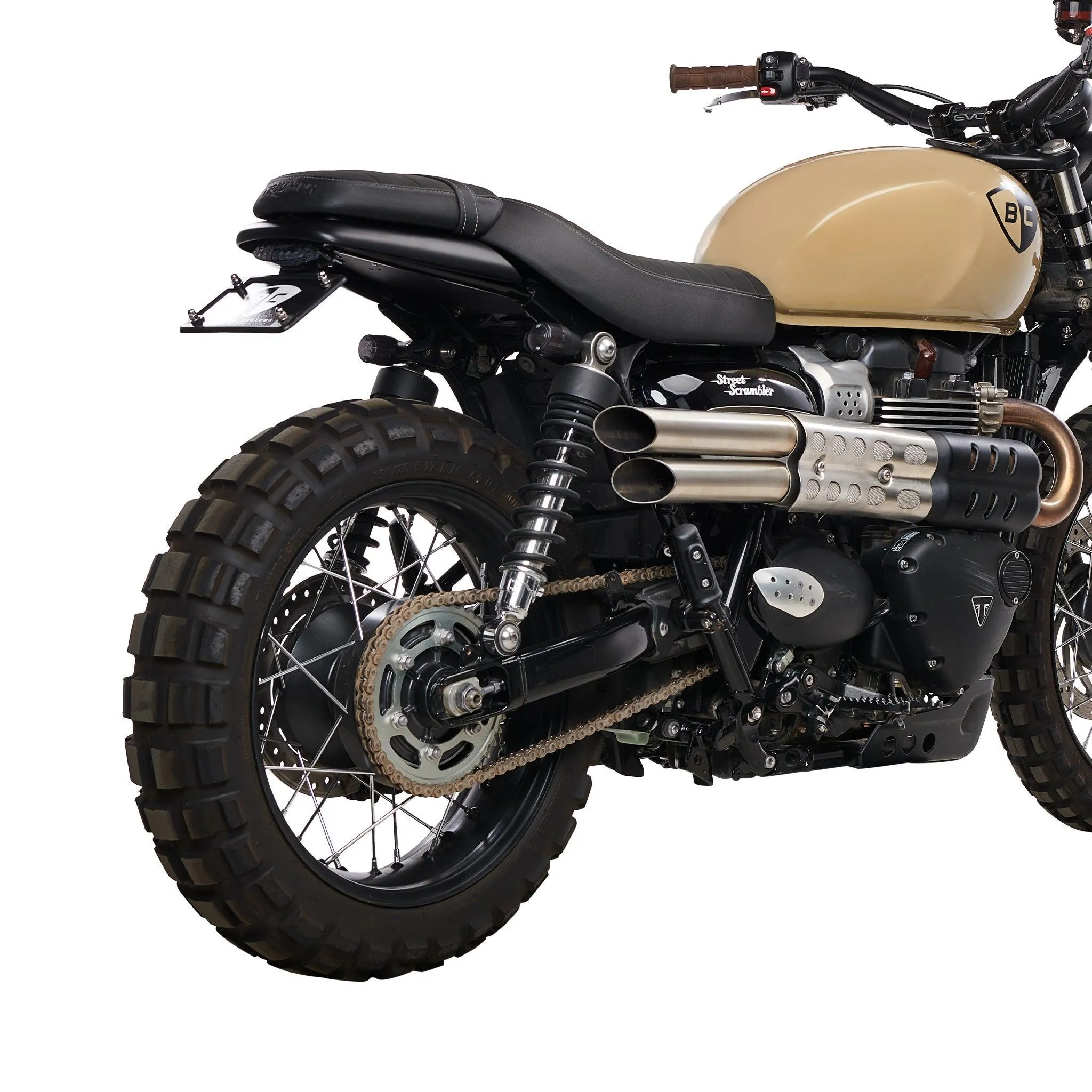 Plug & Play Retro Turn Signals for Triumph Motorcycles (2016 ) | Rear Shock Mount