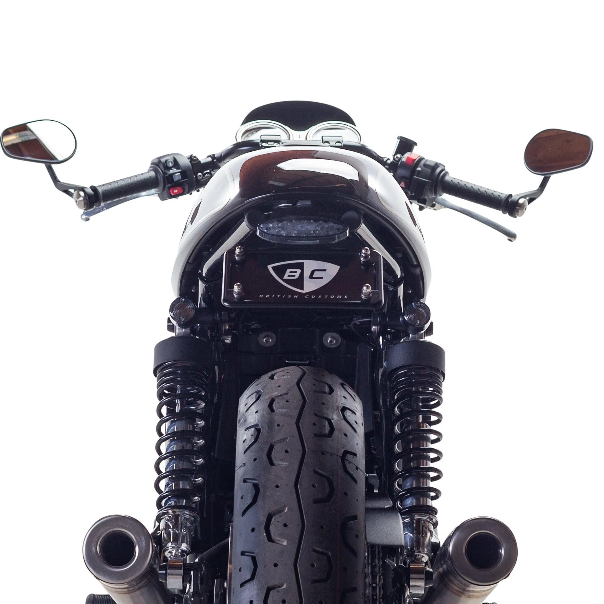 Plug & Play Retro Turn Signals for Triumph Motorcycles (2016 ) | Rear Shock Mount