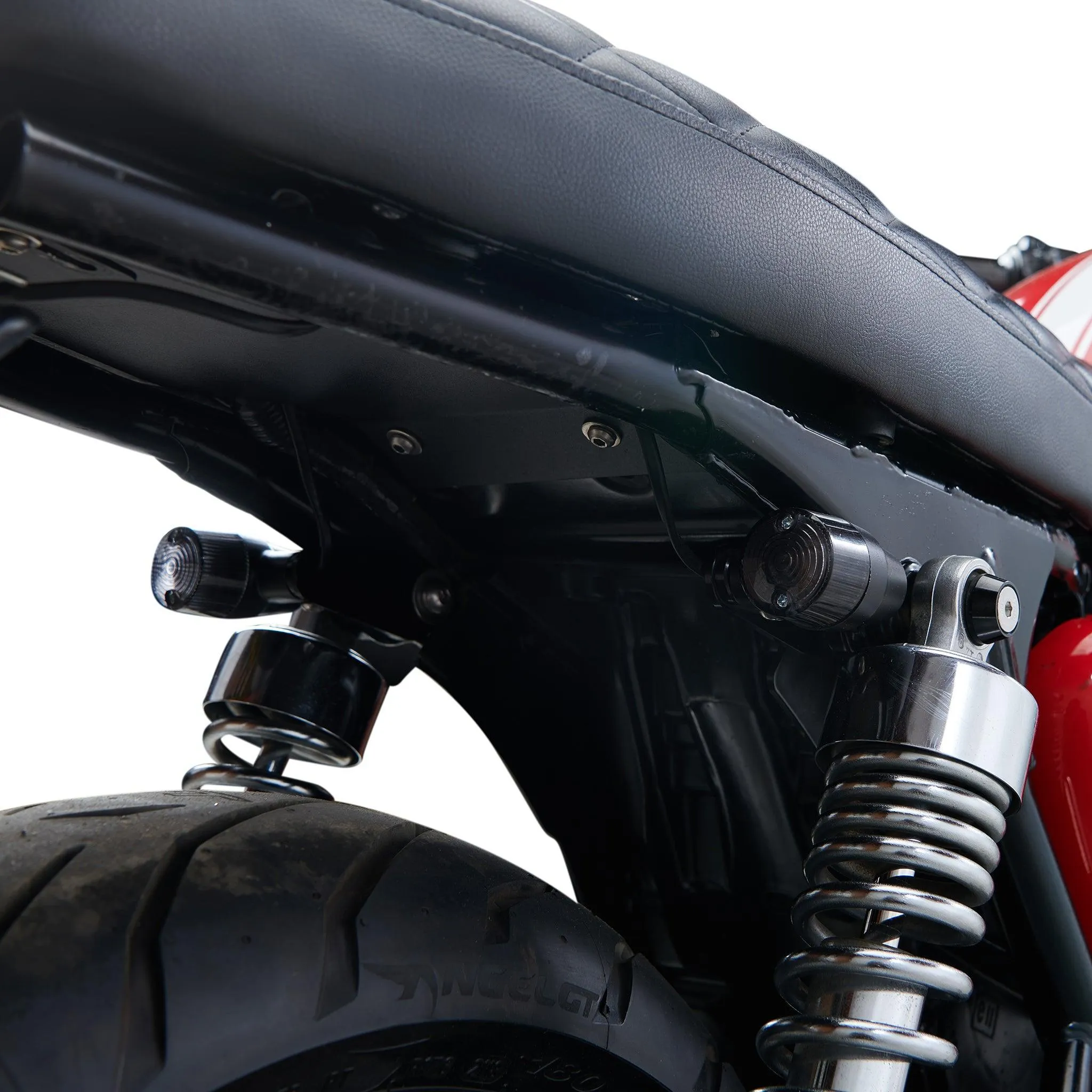 Plug & Play Retro Turn Signals for Triumph Motorcycles (2016 ) | Rear Shock Mount