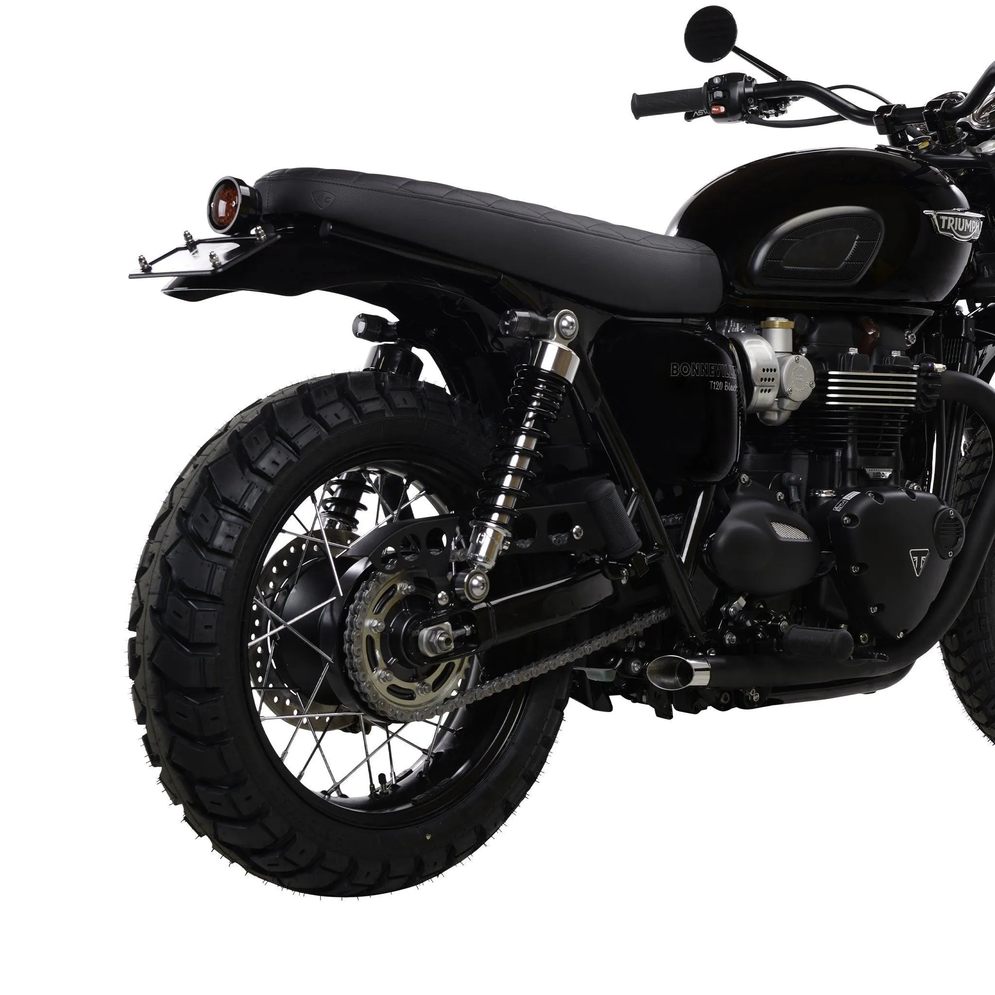 Plug & Play Retro Turn Signals for Triumph Motorcycles (2016 ) | Rear Shock Mount