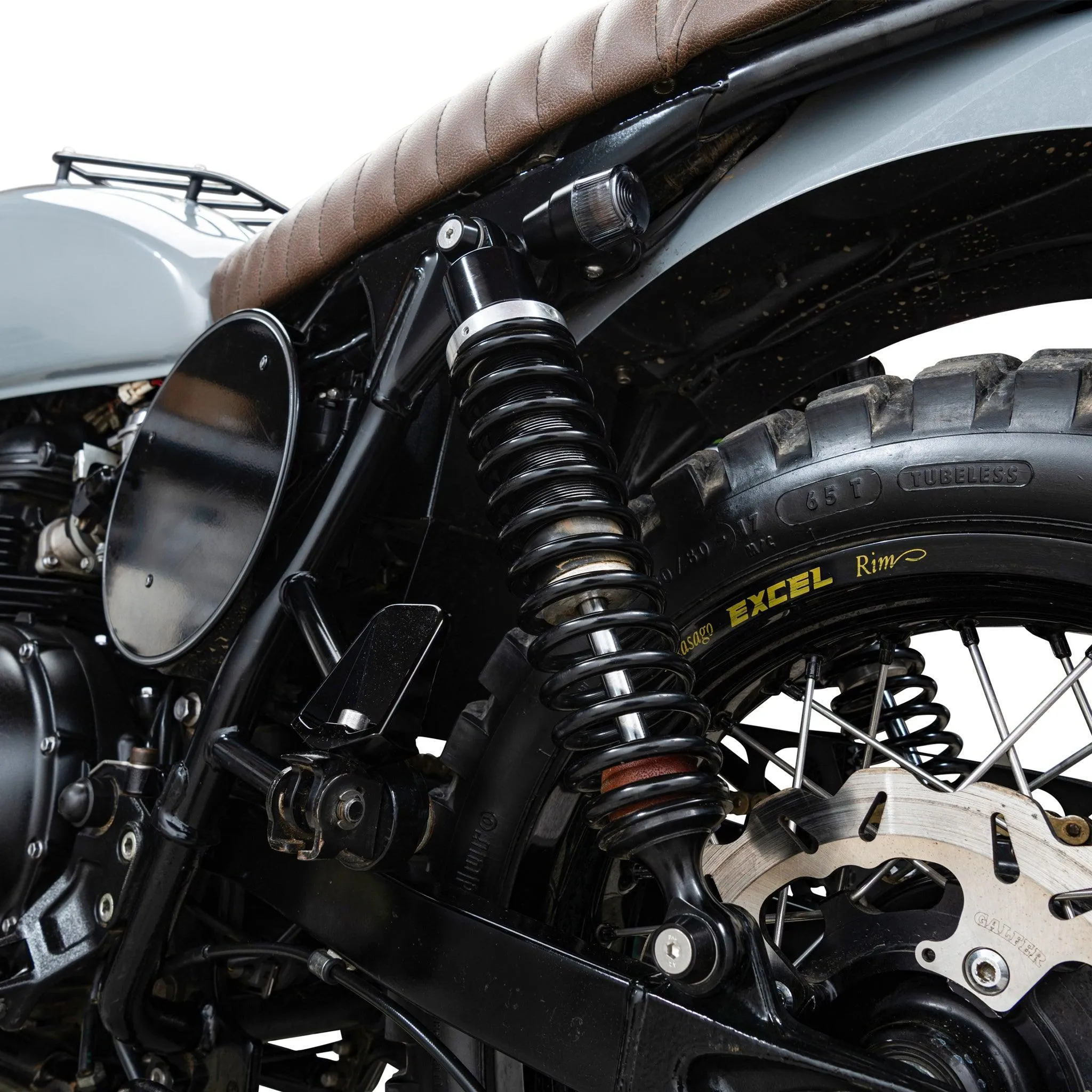 Plug & Play Retro Turn Signals for Triumph Motorcycles (2016 ) | Rear Shock Mount