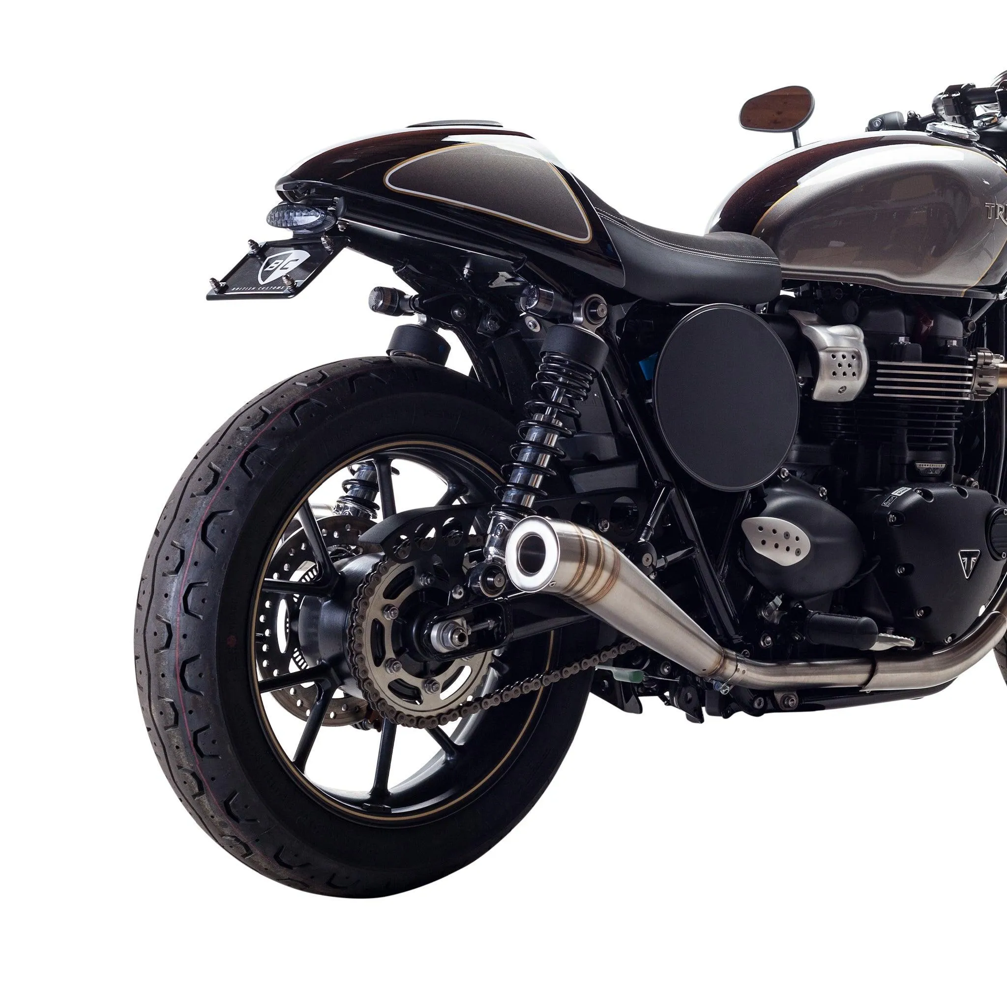 Plug & Play Retro Turn Signals for Triumph Motorcycles (2016 ) | Rear Shock Mount