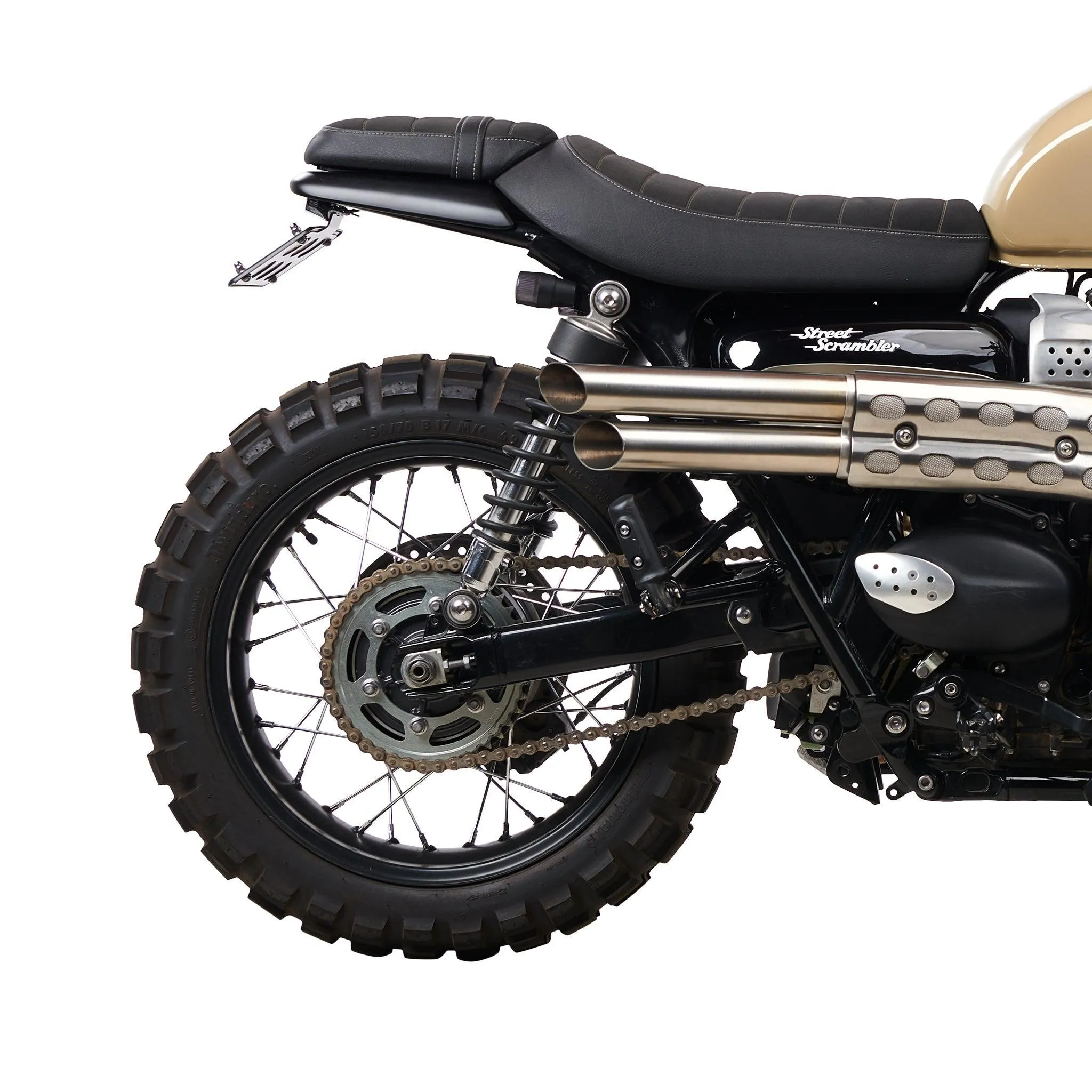 Plug & Play Retro Turn Signals for Triumph Motorcycles (2016 ) | Rear Shock Mount