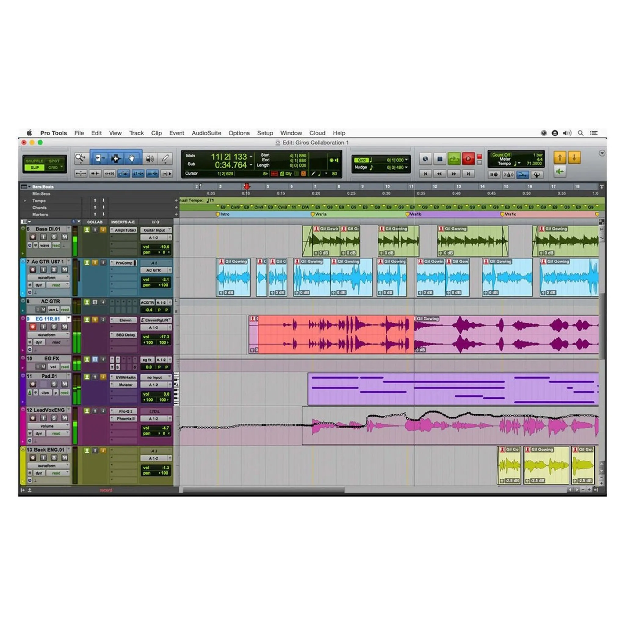 Pro Tools Studio 1 year subscription licence for education