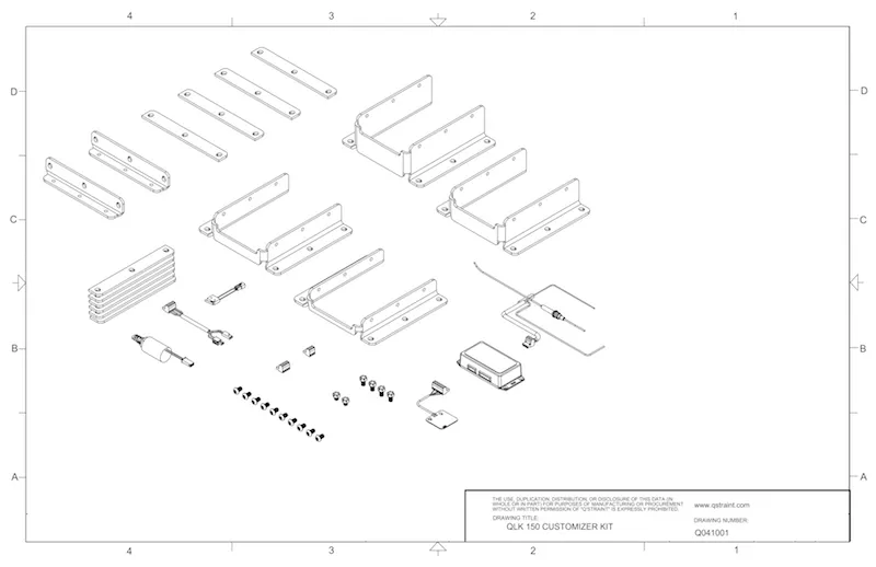 Q'Straint QLK-150 Customizer Kit | Q041001