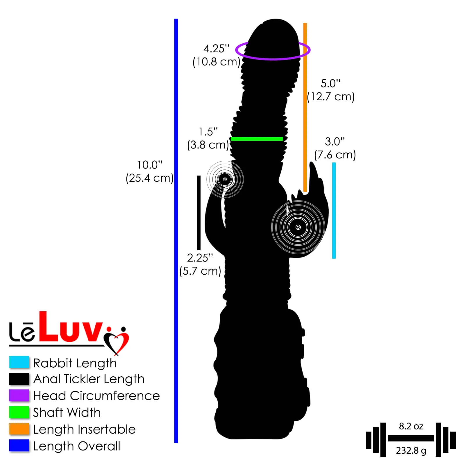 Rabbit Vibrator TRIPLE NIRVANA Twirling Multispeed