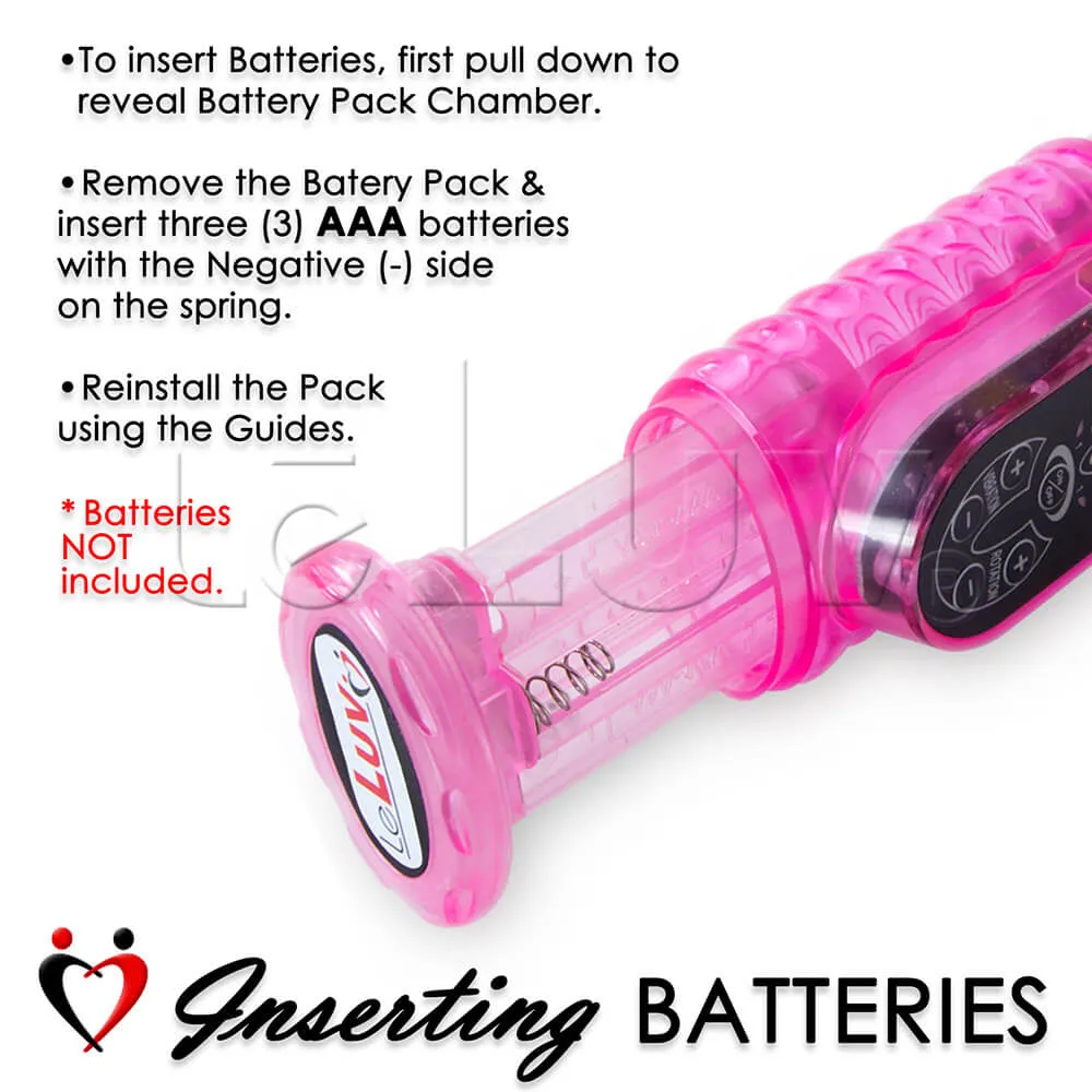 Rabbit Vibrator Wave Action Motion Showerproof Multispeed