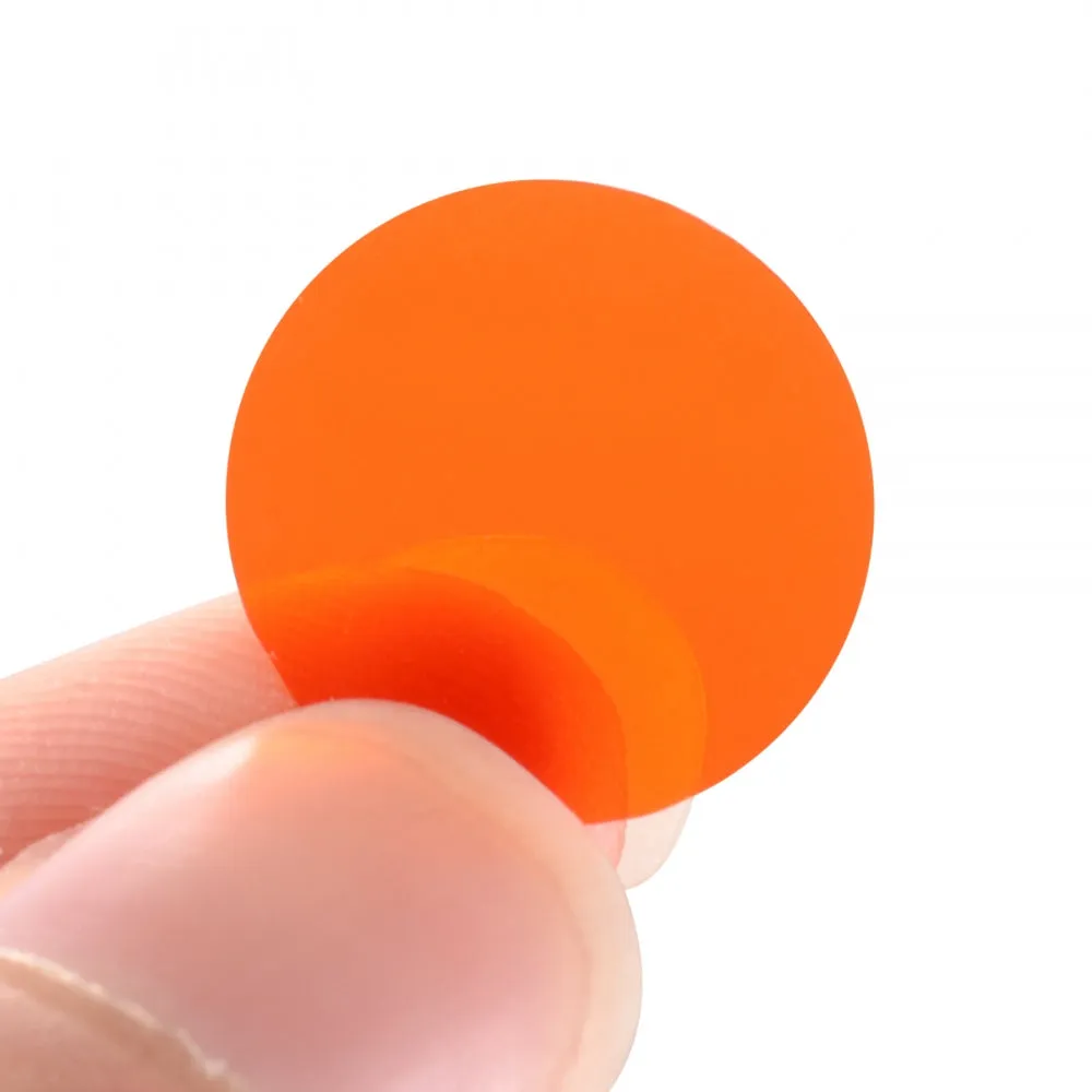 Removable Logo Power Button LED Orange Color Change Sticker Decal for Xbox One Console -GX00083O*5