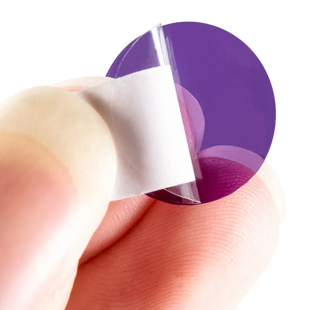 Removable Logo Power Button LED Purple Color Change Sticker Decal for Xbox One Console -GX00083P*5