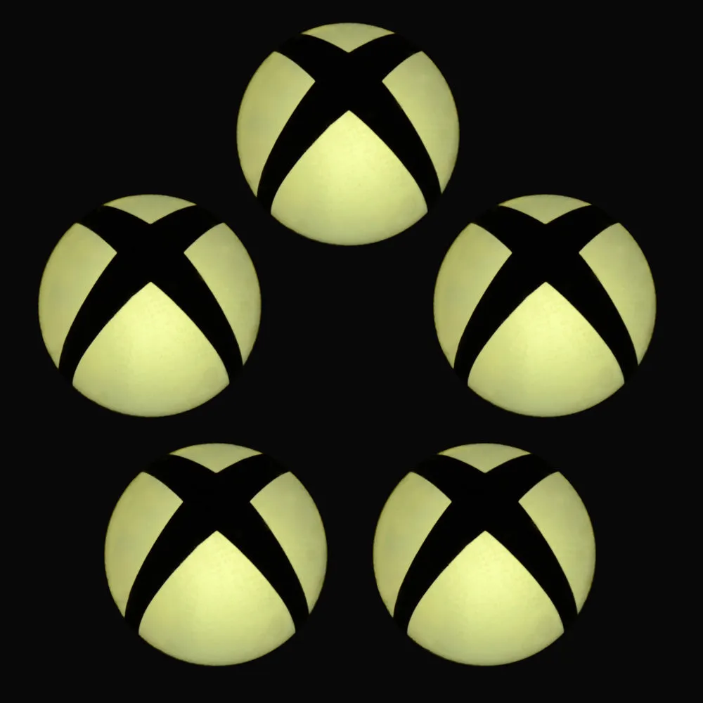 Removable Logo Power Button LED Yellow Color Change Sticker Decal for Xbox One Console -GX00083Y*5