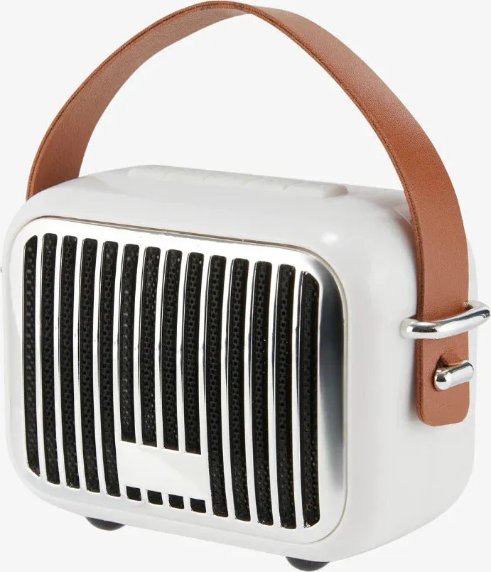 Retro White Mini Wireless Bluetooth Speaker