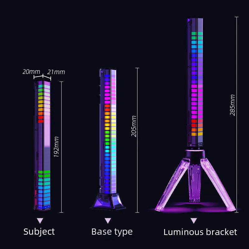 RGB Voice Control Synchronous Rhythm Light  - Type-C charging with APP