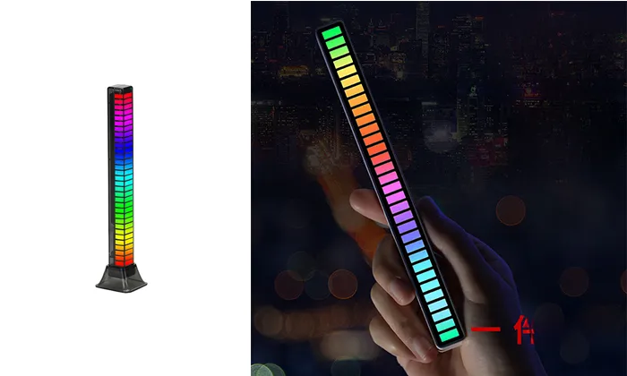 RGB Voice Control Synchronous Rhythm Light  - Type-C charging with APP