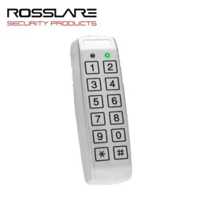 Rosslare - S43 - Mullion Piezoelectric PIN Standalone Controller - Anti-Vandal - 500 Users - 12-24VDC -  IP65