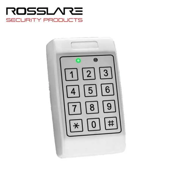 Rosslare - T43 - Piezoelectric PIN Standalone Controller - Anti-Vandal - 500 Users - 12-24VDC -  IP65