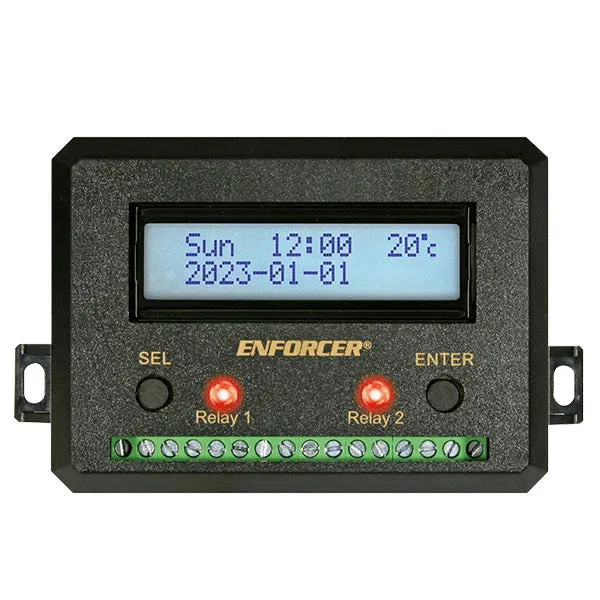 Seco-Larm - ENFORCER SA-027HQ - 365-Day Annual Timer - w/ Two Relay Outputs -  100 Programmable Events