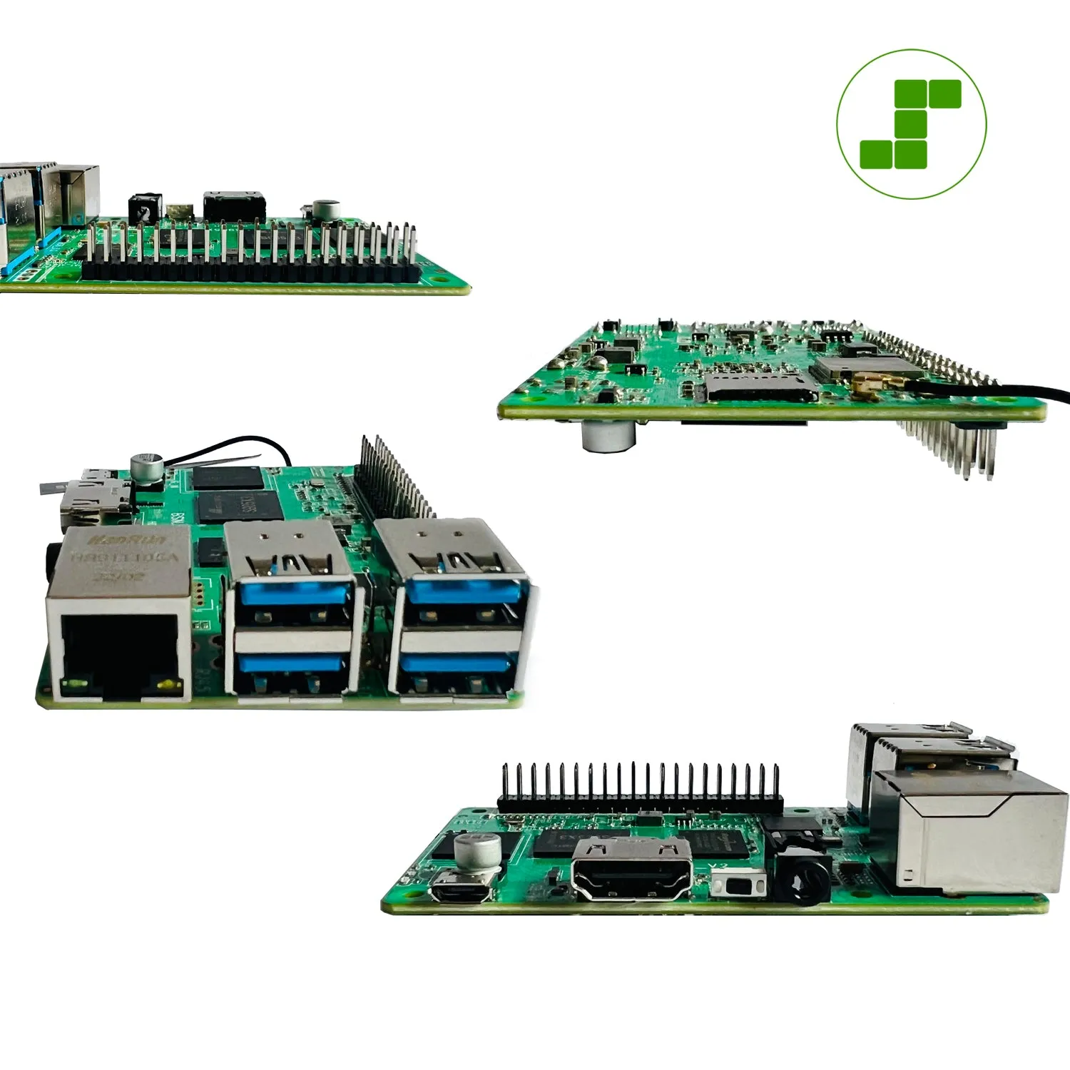 Sonicon EmuSon Emulation Board, Mini Computer w/ 148 Emulators Preloaded, RetroPie ROM Downloader for Arcade Cabinet Retro Gaming