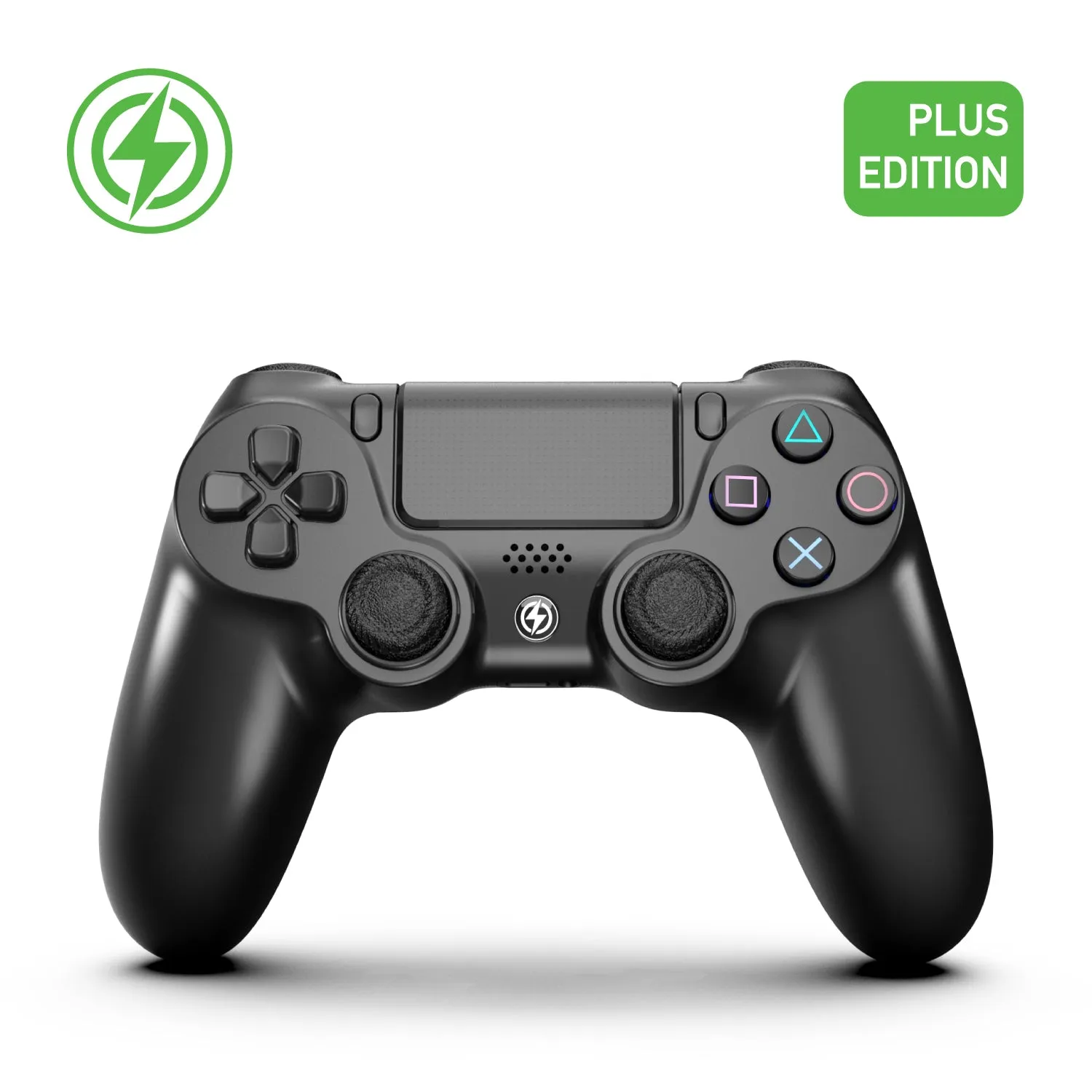 Sonicon PS4 Wireless Controller Plus Edition, No Drift Hall Effect Sensing Stick, 3ms Low Latency Bluetooth Controller for PS4, PS5, PC, Android