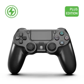 Sonicon PS4 Wireless Controller Plus Edition, No Drift Hall Effect Sensing Stick, 3ms Low Latency Bluetooth Controller for PS4, PS5, PC, Android
