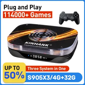 Super Console X3 Plus Retro Game Console For PSP/PS1/N64/Sega Saturn/DC 114000  Games4K/8K HD TV Box Video Game Player Dual Wifi