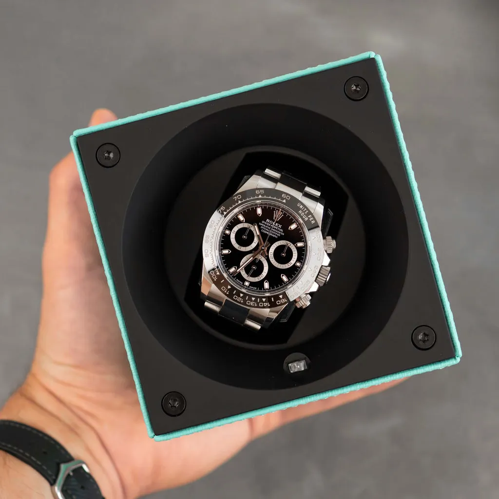 Swiss KubiK Masterbox – Turquoise Leather
