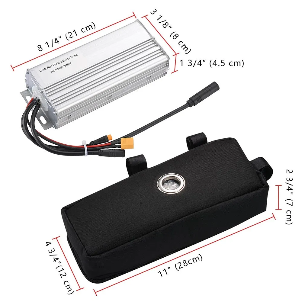 TheLAShop 1000W eBike Kit 48V Electric Bike Conversion 26x1.75in