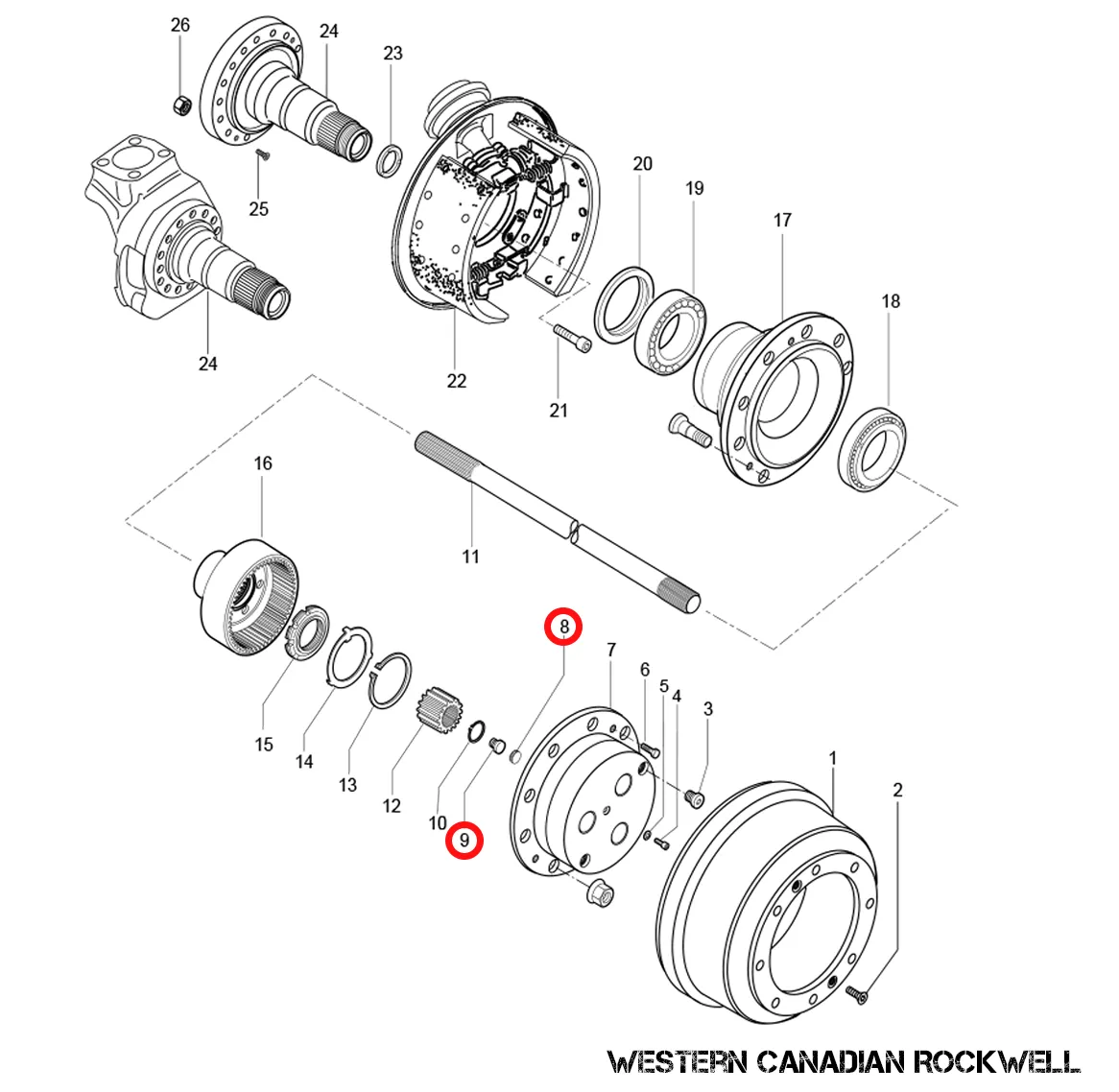 THRUST BUTTON, AXLETECH