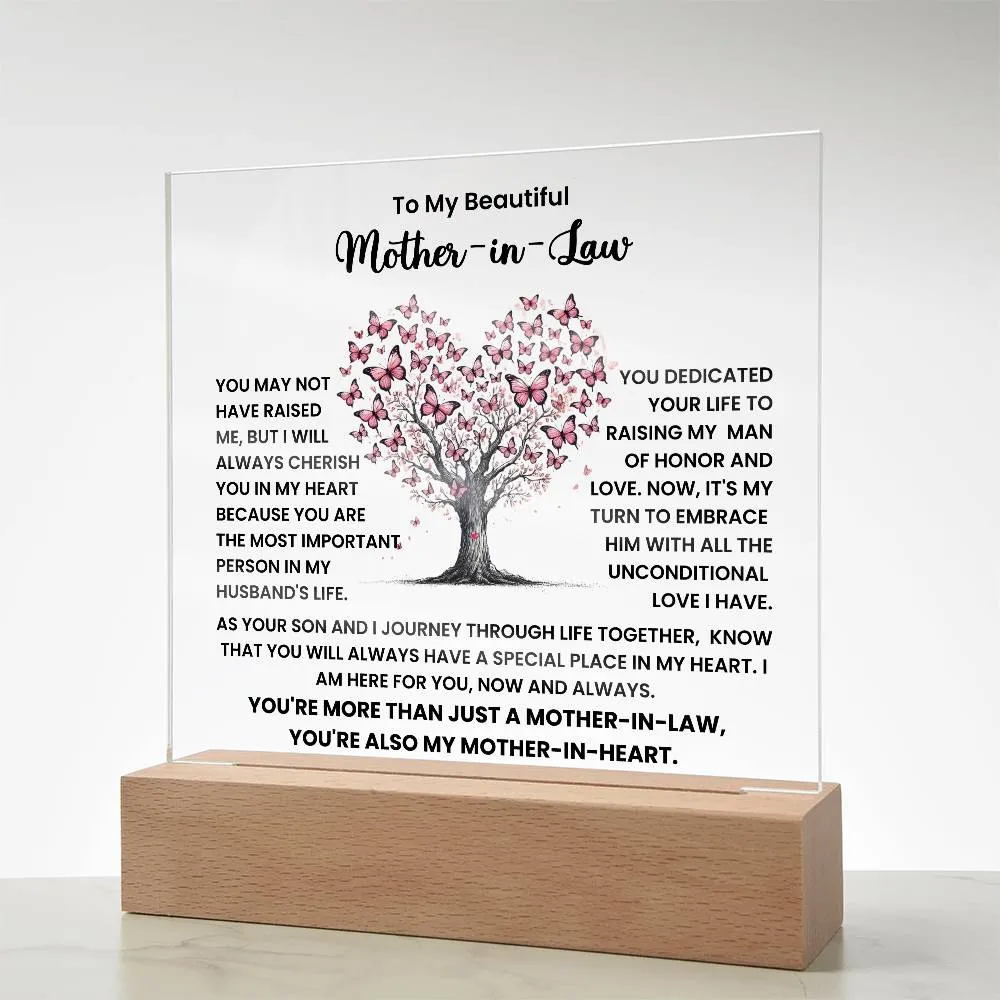 To My Husband Mom Acrylic